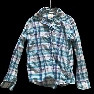 Plaid American Eagle button up